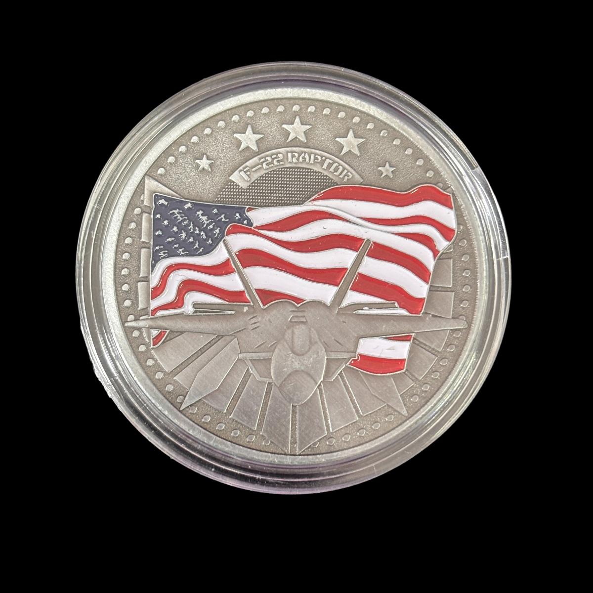 ROLE ORIGIN ERSTER FLUG F-22 Challenge Coin