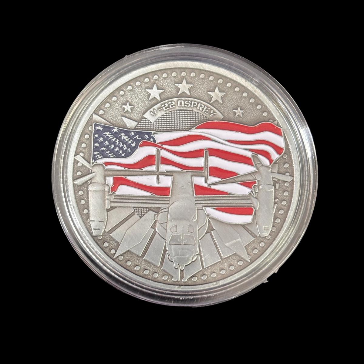 RÔLE ORIGINE PREMIER VOL V-22 Challenge Coin