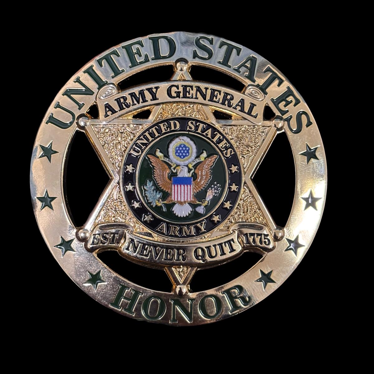 US ARMY GENERAL HONOR BADGE Replika Filmrequisiten