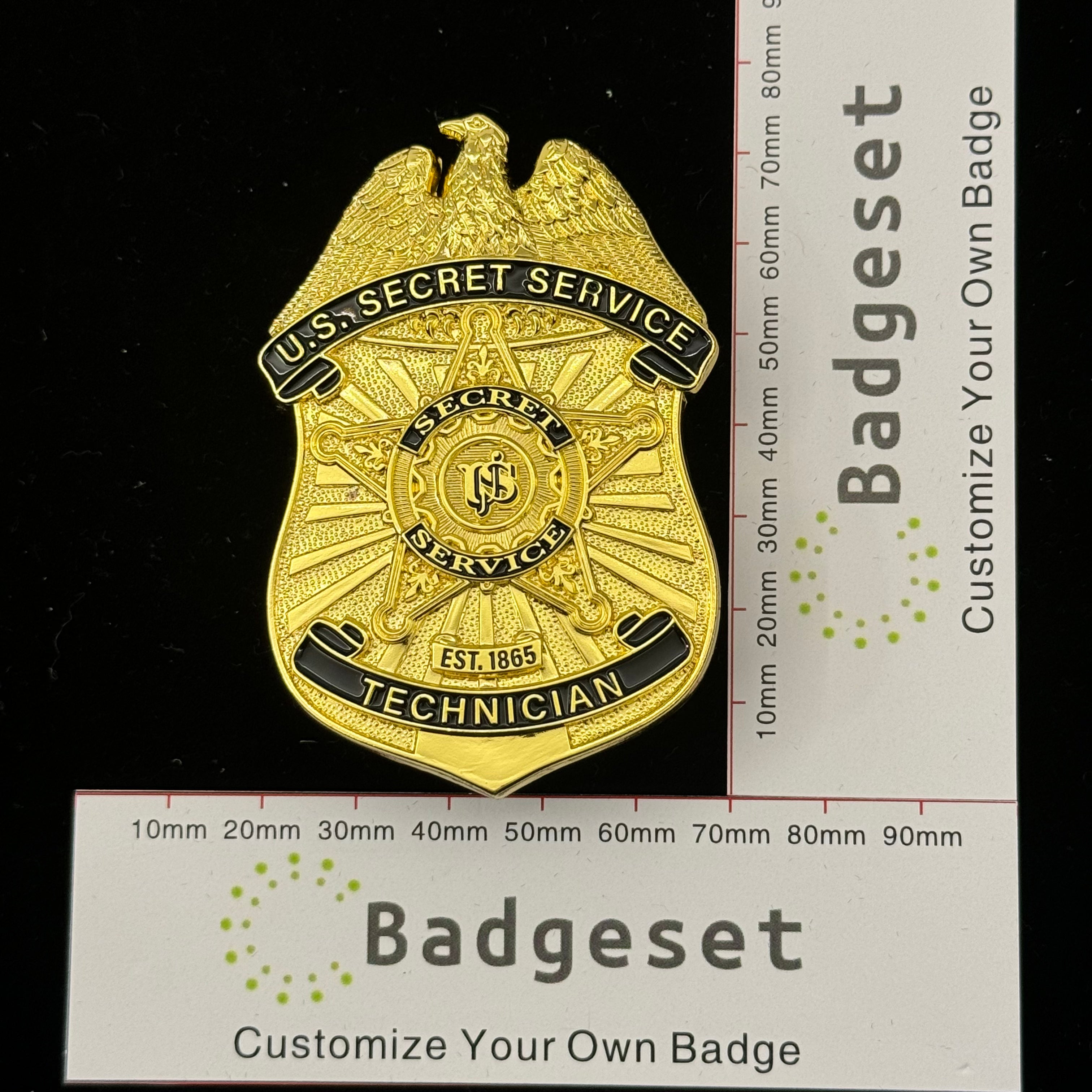 USSS U.S Secret Service technician BADGE Replica Movie Props – Badgesets