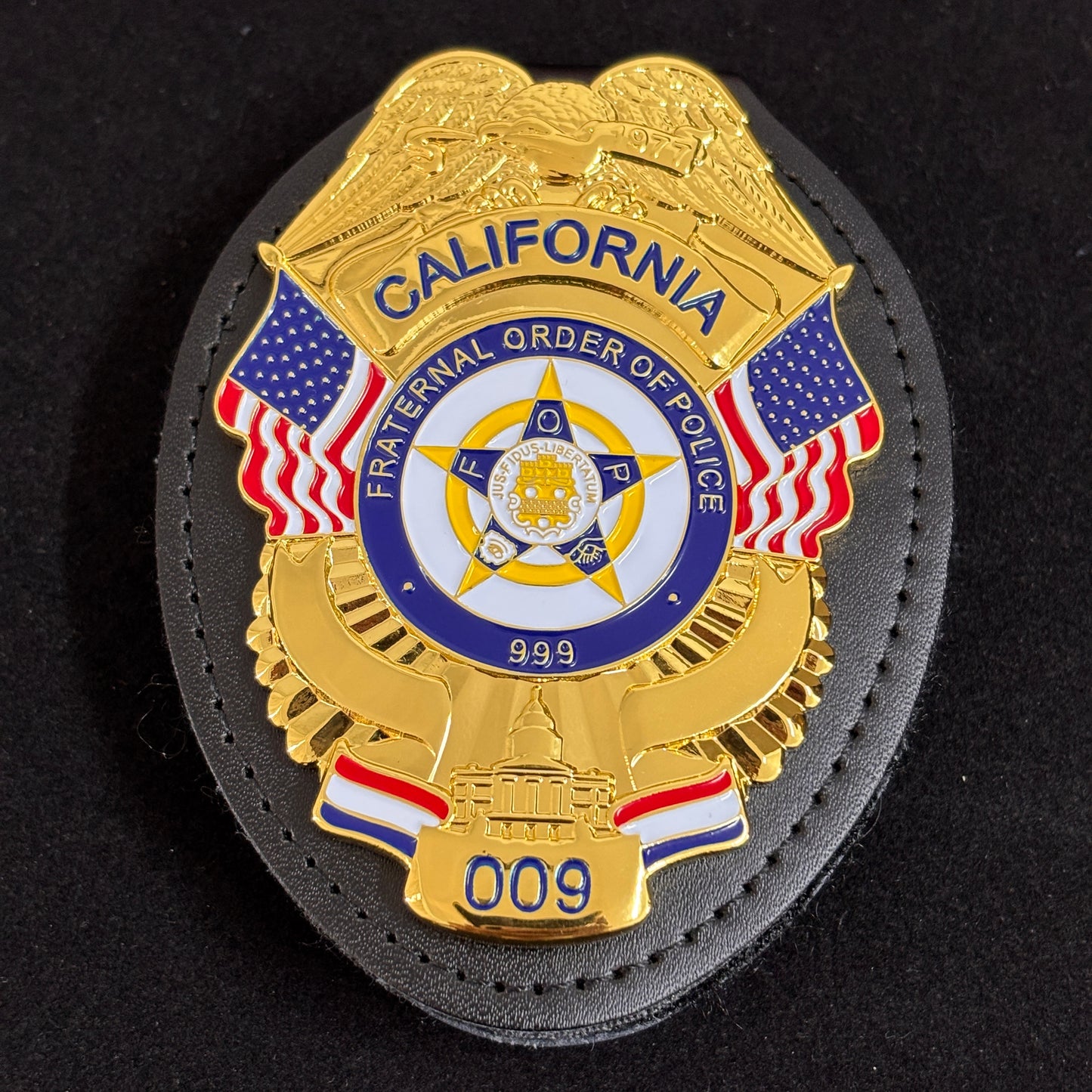 California Fraternal Order of Police 009 Abzeichen Replik Filmrequisiten