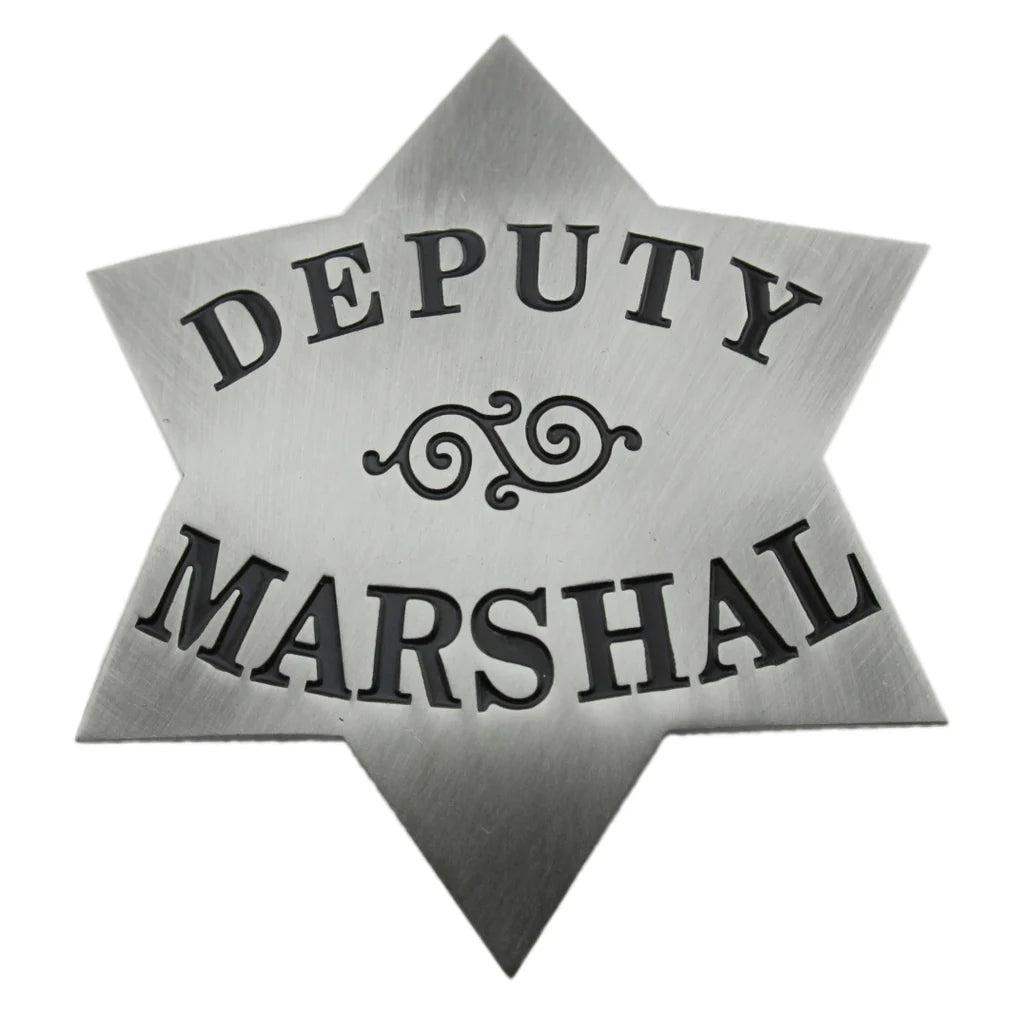 US Marshal Deputy Retro Sternform USMS Abzeichen Replik Filmrequisiten