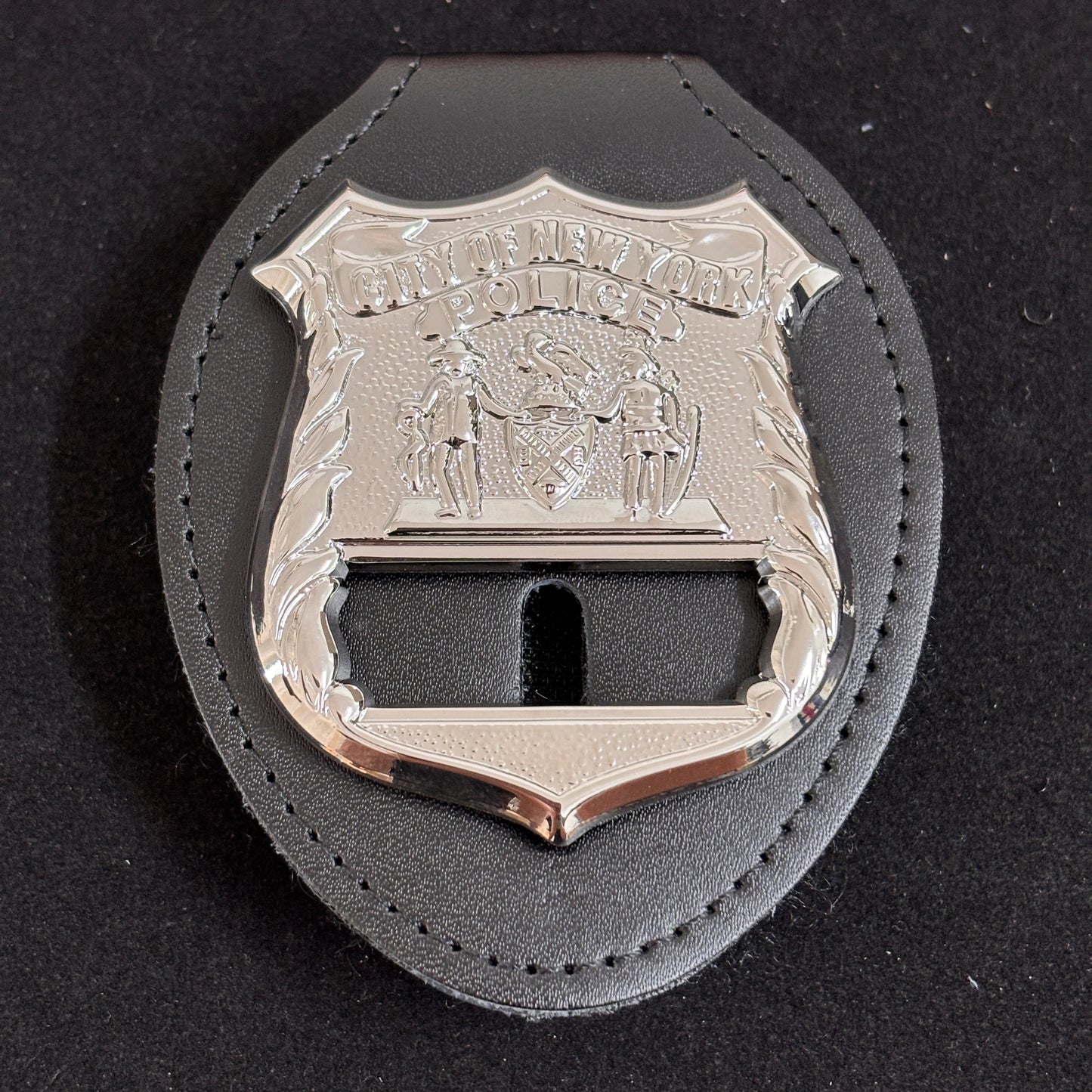 Réplique d'insigne de police de New York NYPD, accessoires de cinéma, numéro personnalisable