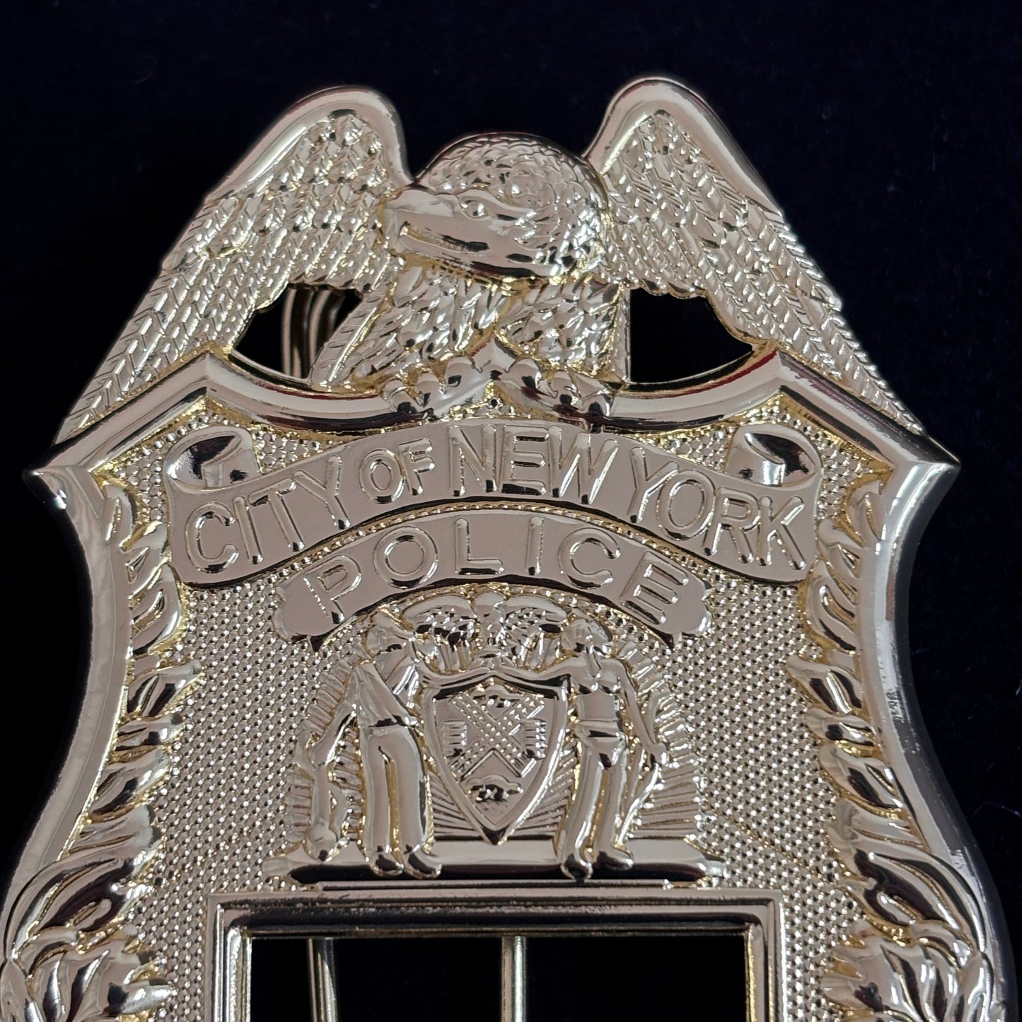 City Of New York Police Sergeant ABZEICHEN Replik Film Requisiten Nummer Anpassen