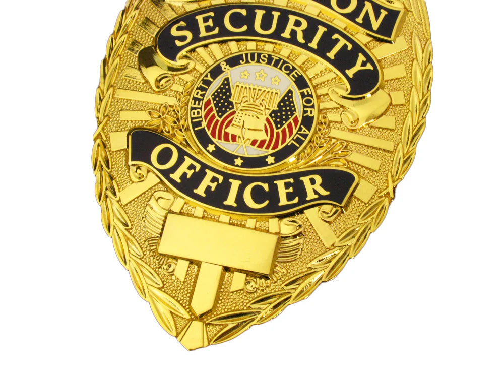 Réplique de l'insigne d'agent de sécurité de la Maison Blanche américaine, accessoire de film, numéro personnalisable