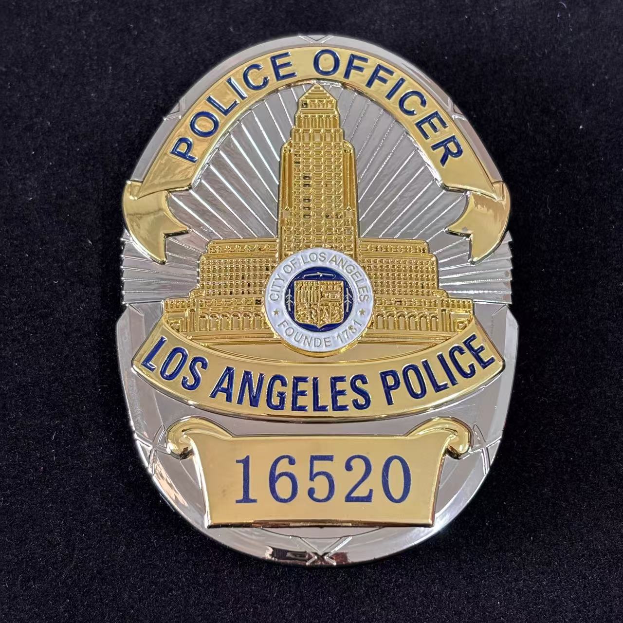 LAPD Polizeibeamter Los Angeles Polizeiabzeichen Replik Filmrequisiten #16520