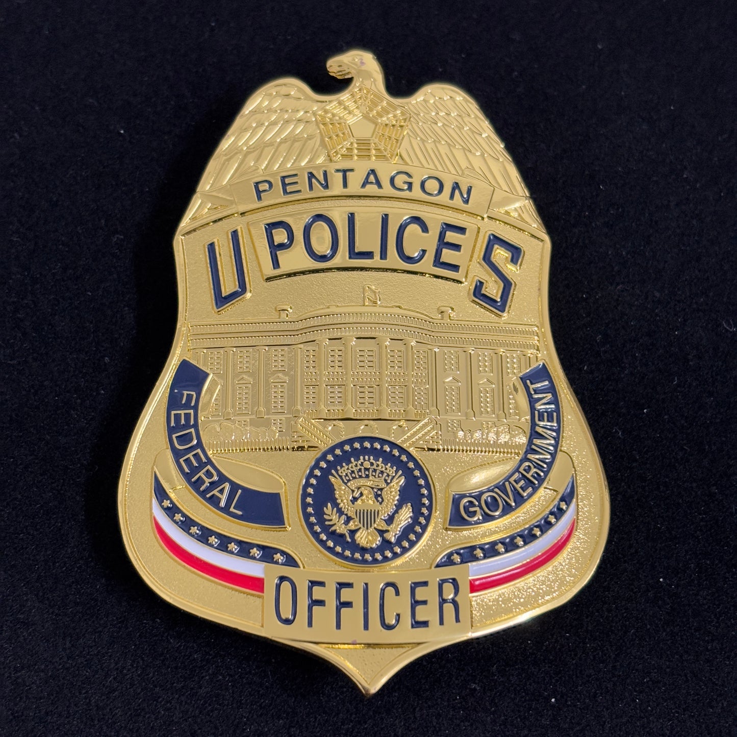 Replika des US-Pentagon-Polizistenabzeichens, Filmrequisiten