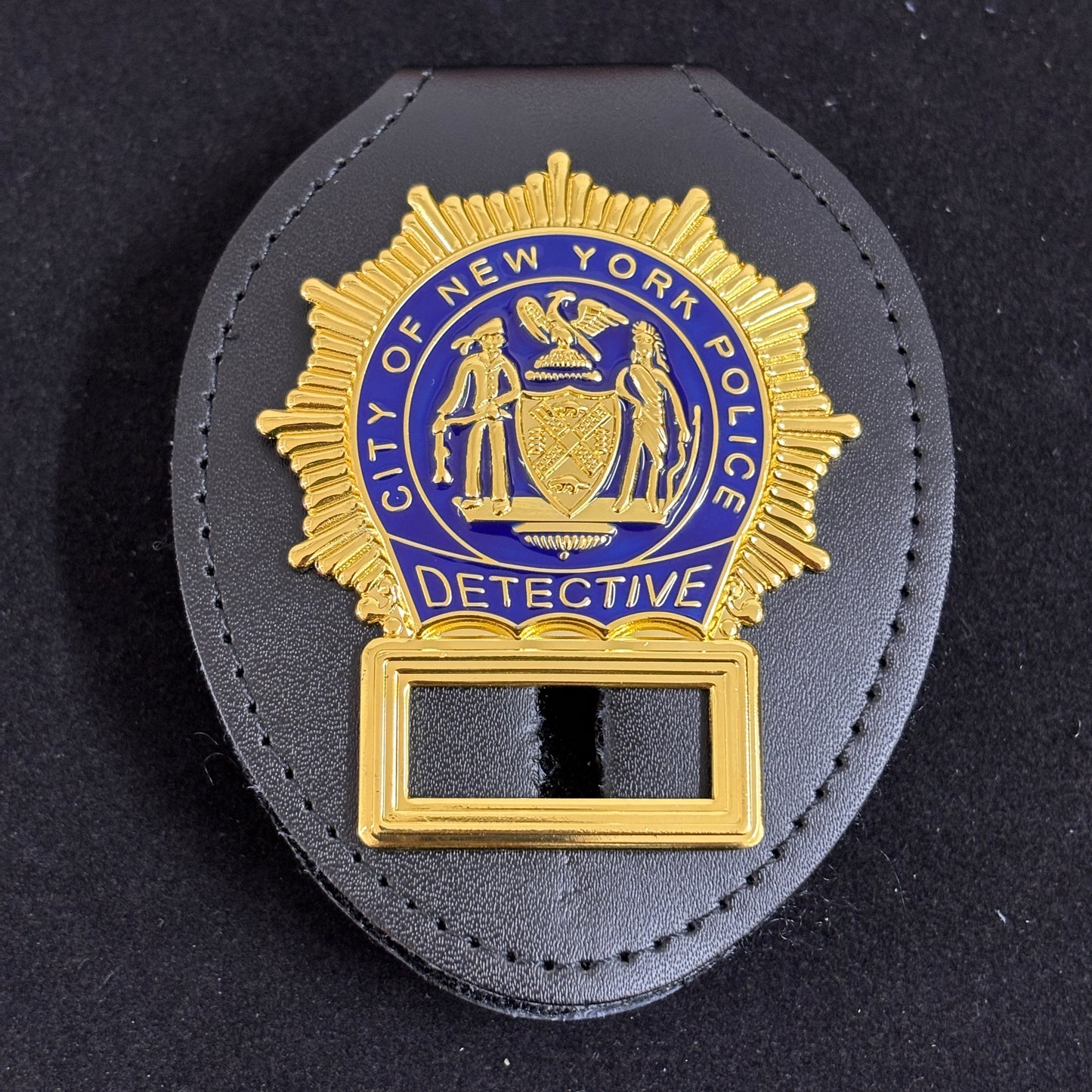 NYPD New York Polizei Detektiv Abzeichen Replik Film Requisiten anpassbare Nummer