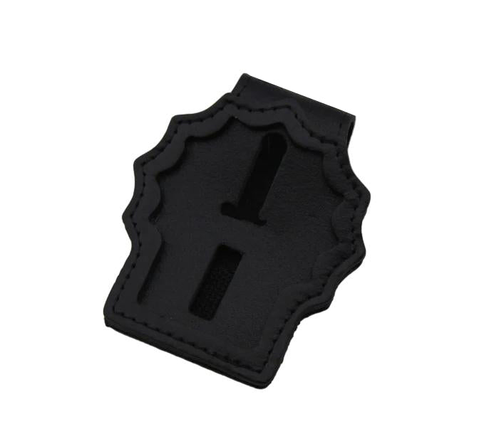 Halter/Holster/Geldbörse aus echtem Leder für NYPD-Detektiv-Polizeiabzeichen