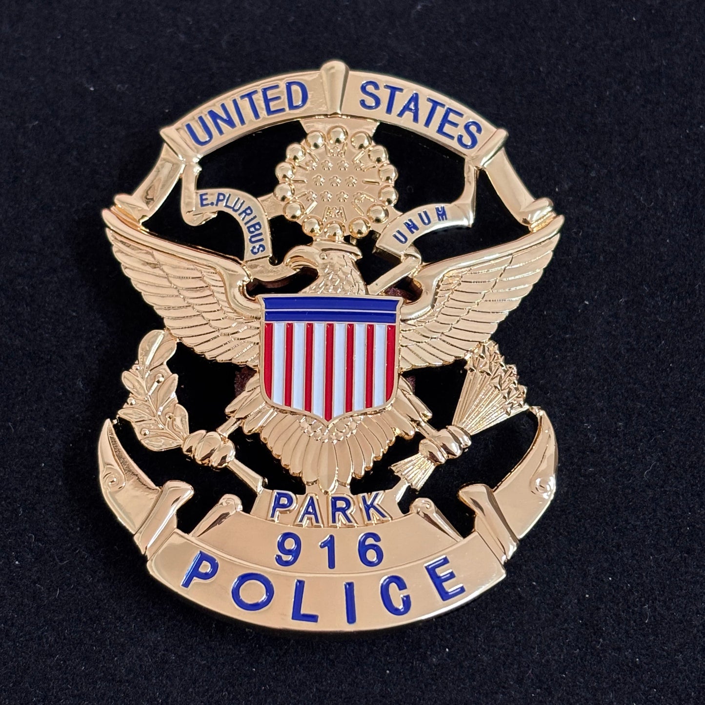 Réplique de l'insigne USPP de la police des parcs américains, accessoire de film 916