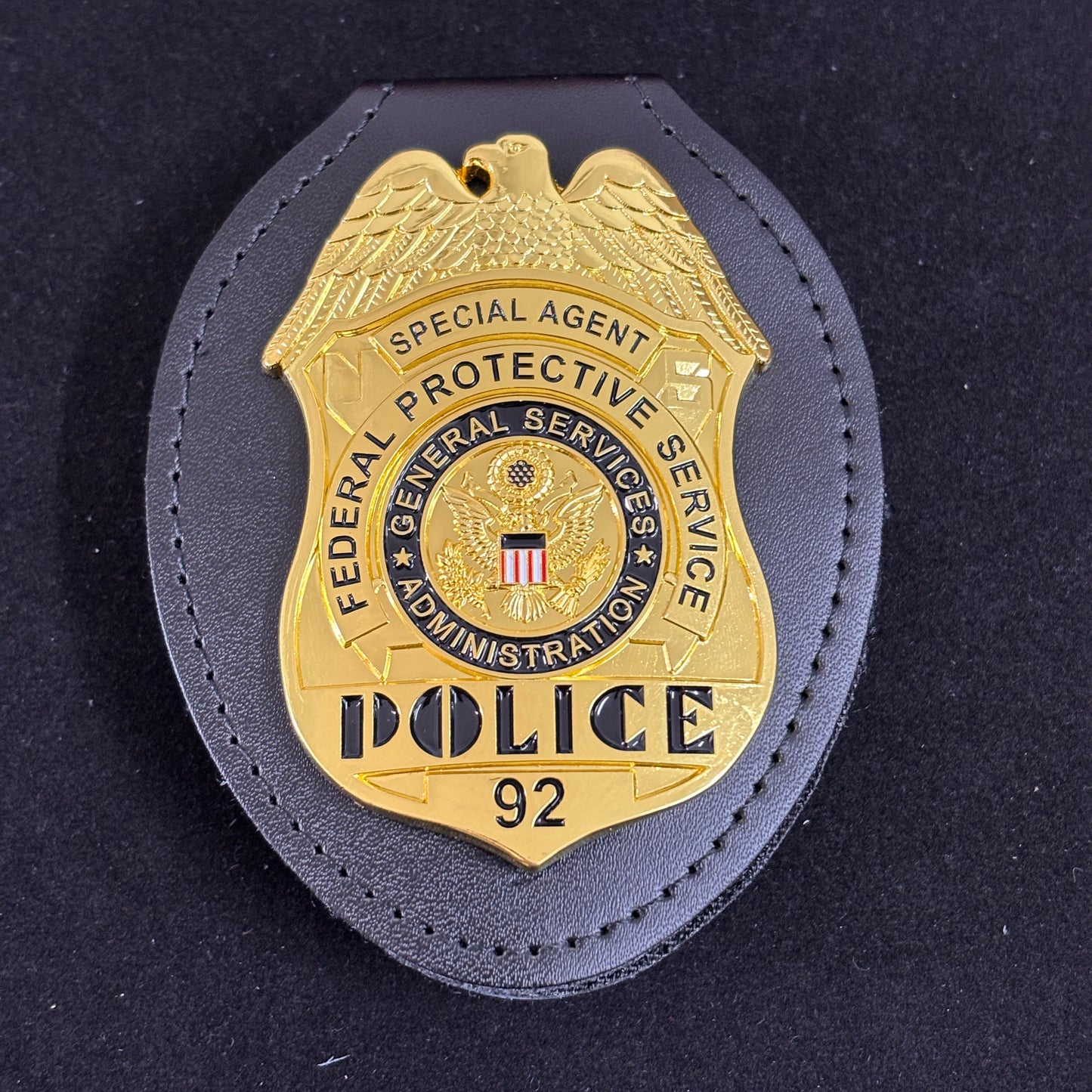 Special Agent Federal Protective Service Polizeiabzeichen Replik Filmrequisiten mit 92
