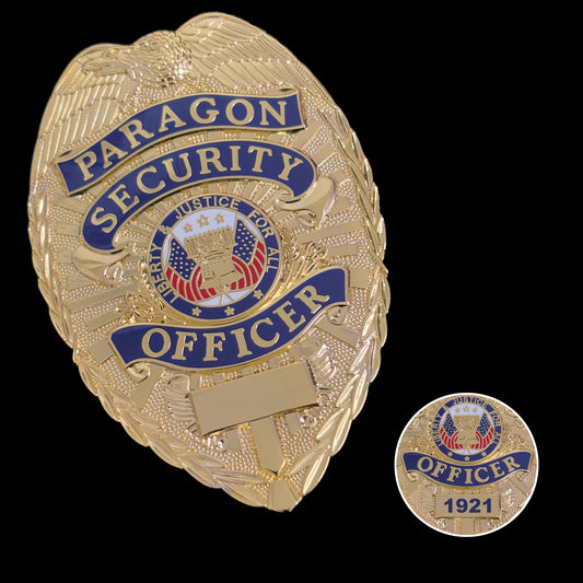 Réplique de l'insigne d'agent de sécurité de la Maison Blanche américaine, accessoire de film, numéro personnalisable