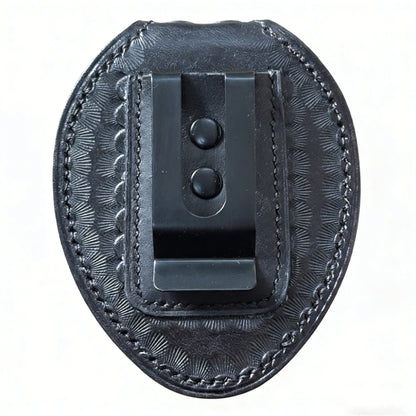 Portaplaca de policía negro-BH01