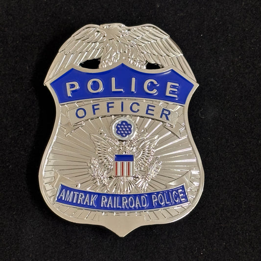 Réplique de l'insigne de la police ferroviaire Amtrak APD, accessoire de film