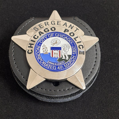 CPD Chicago Polizei Sergeant Abzeichen anpassbare Nummer