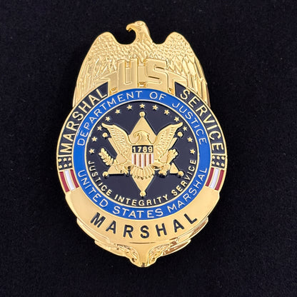 Réplique de l'insigne du US Marshal Service USMS, accessoire de film