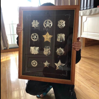 Franklin Sterling Silver Badge Set Movie props
