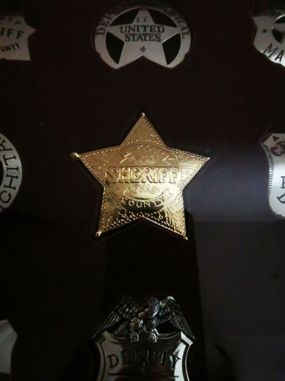 Franklin Sterling Silver Badge Set Movie props