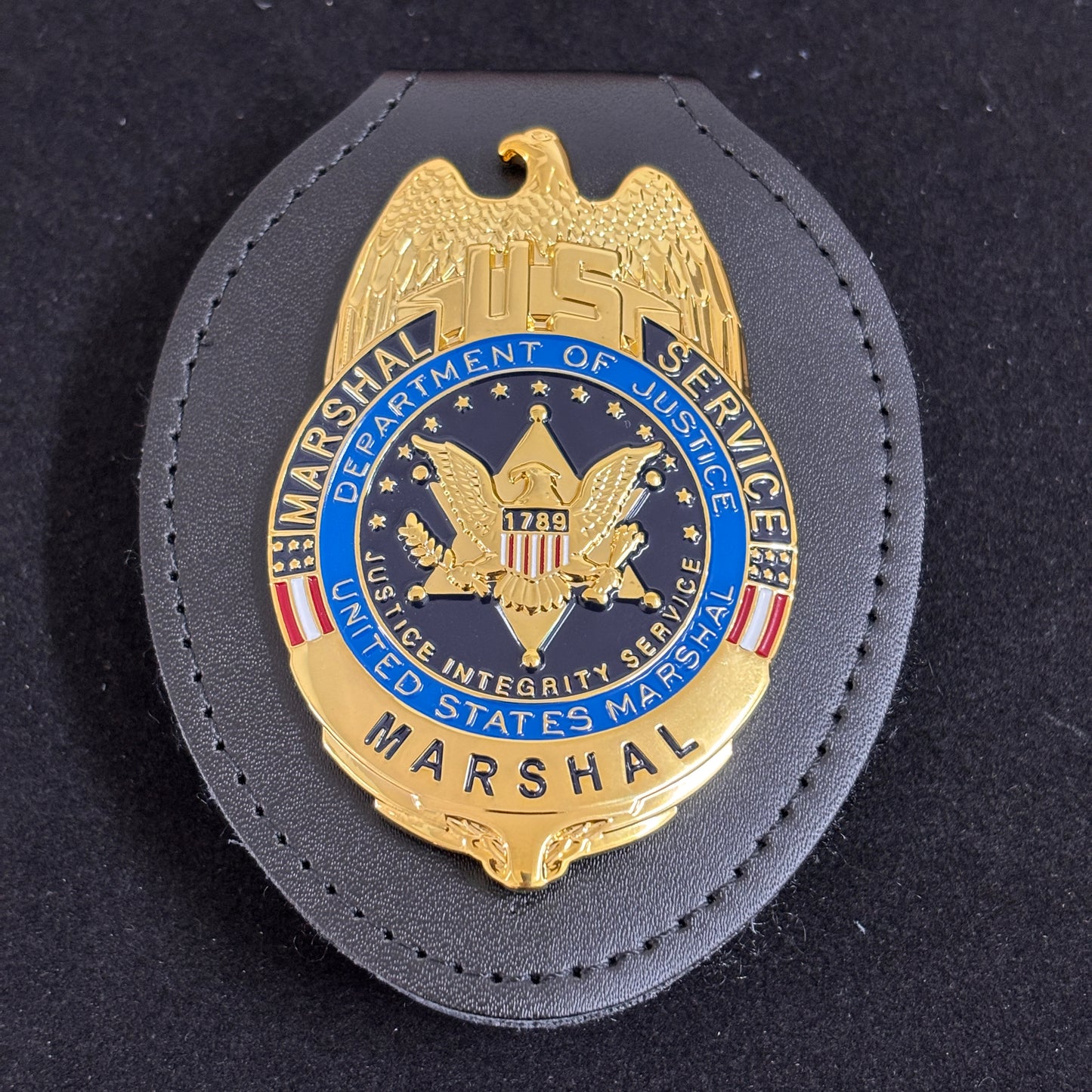 Réplique de l'insigne du US Marshal Service USMS, accessoire de film