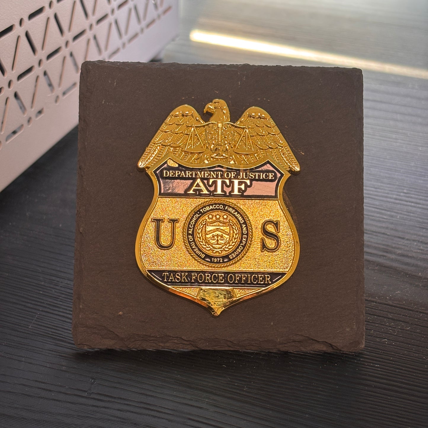 ATF task force officer badge Plaques Law Enforcement Award & Recognition Collectible gifts retirement memorial