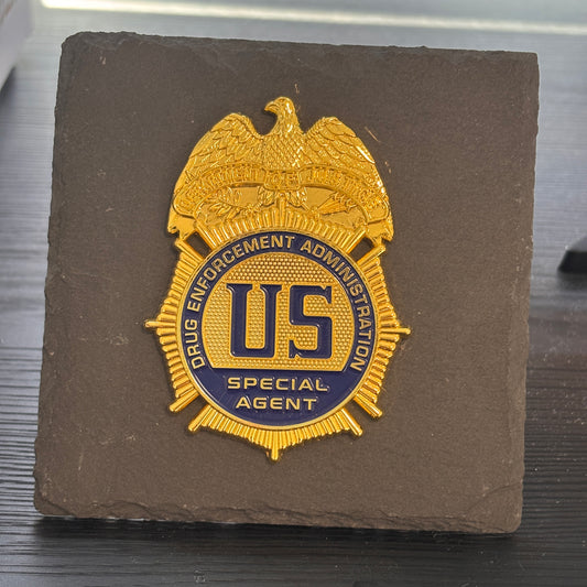 DEA Special Agent badge Plaques Law Enforcement Award & Recognition Collectible gifts retirement memorial