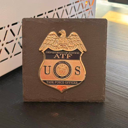 ATF task force officer badge Plaques Law Enforcement Award & Recognition Collectible gifts retirement memorial