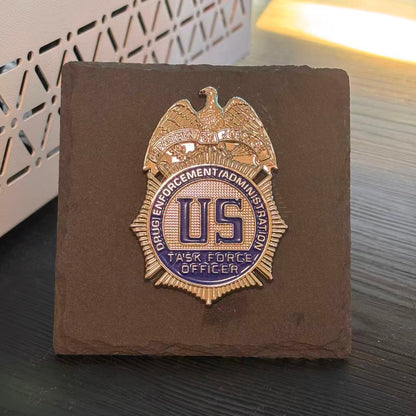 DEA Special Agent badge Plaques Law Enforcement Award & Recognition Collectible gifts retirement memorial
