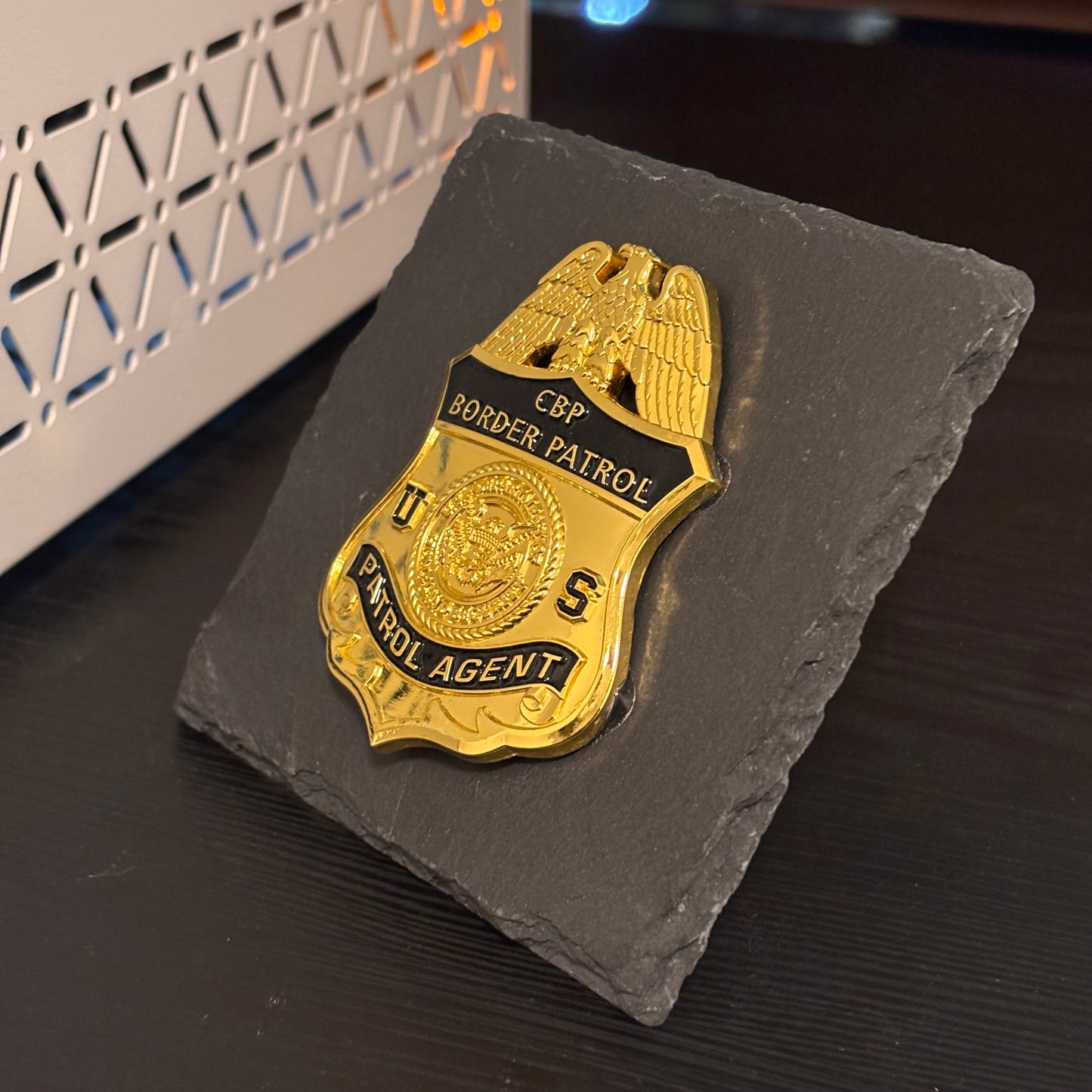 US CBP Border patrol badge Plaques Law Enforcement Award & Recognition Collectible gifts retirement memorial