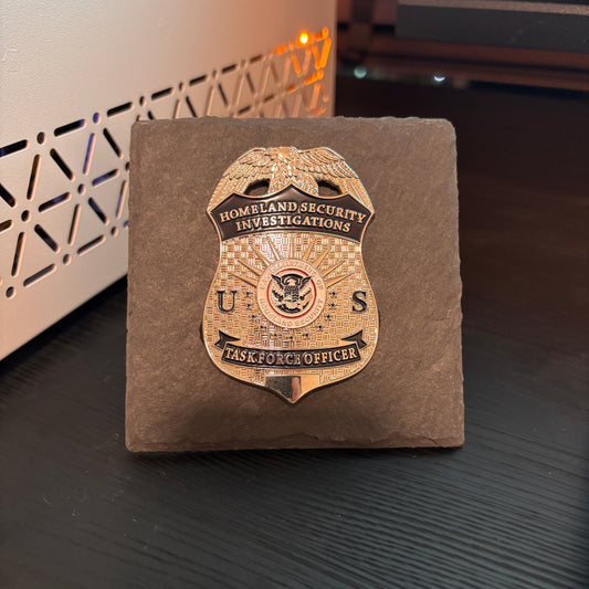 US HSI TFO Task Force Officer Badge Plaques Law Enforcement Award & Recognition Collectible gifts retirement memorial