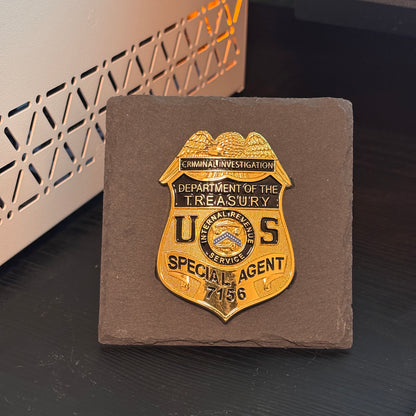 US DEPARTMENT OF TREASURY Badge Plaques Law Enforcement Award & Recognition Collectible gifts retirement memorial