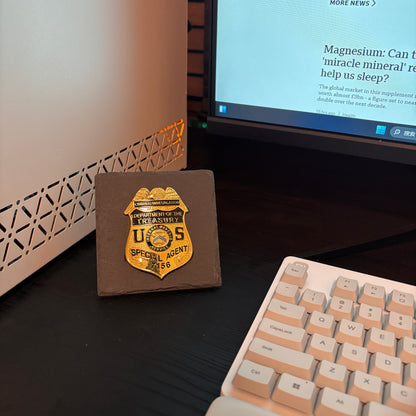 US DEPARTMENT OF TREASURY Badge Plaques Law Enforcement Award & Recognition Collectible gifts retirement memorial