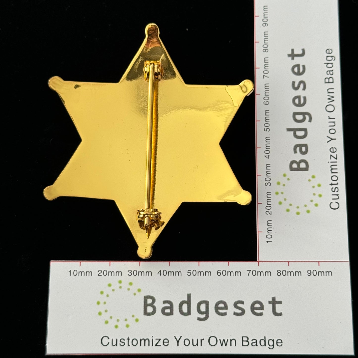 LASD Los Angeles County Sheriff Bear Badge Customize Number Replica Movie Props