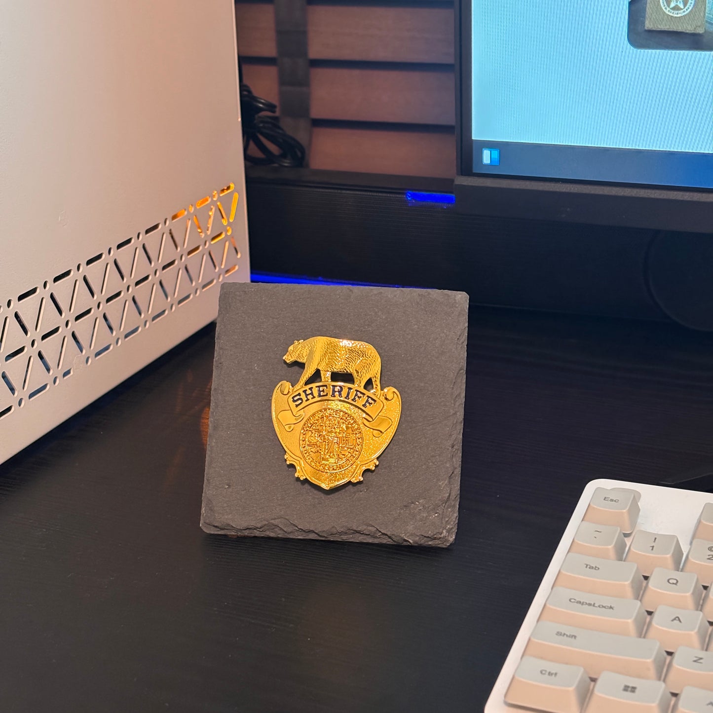 Sheriff badge Plaques Law Enforcement Award & Recognition Collectible gifts retirement memorial