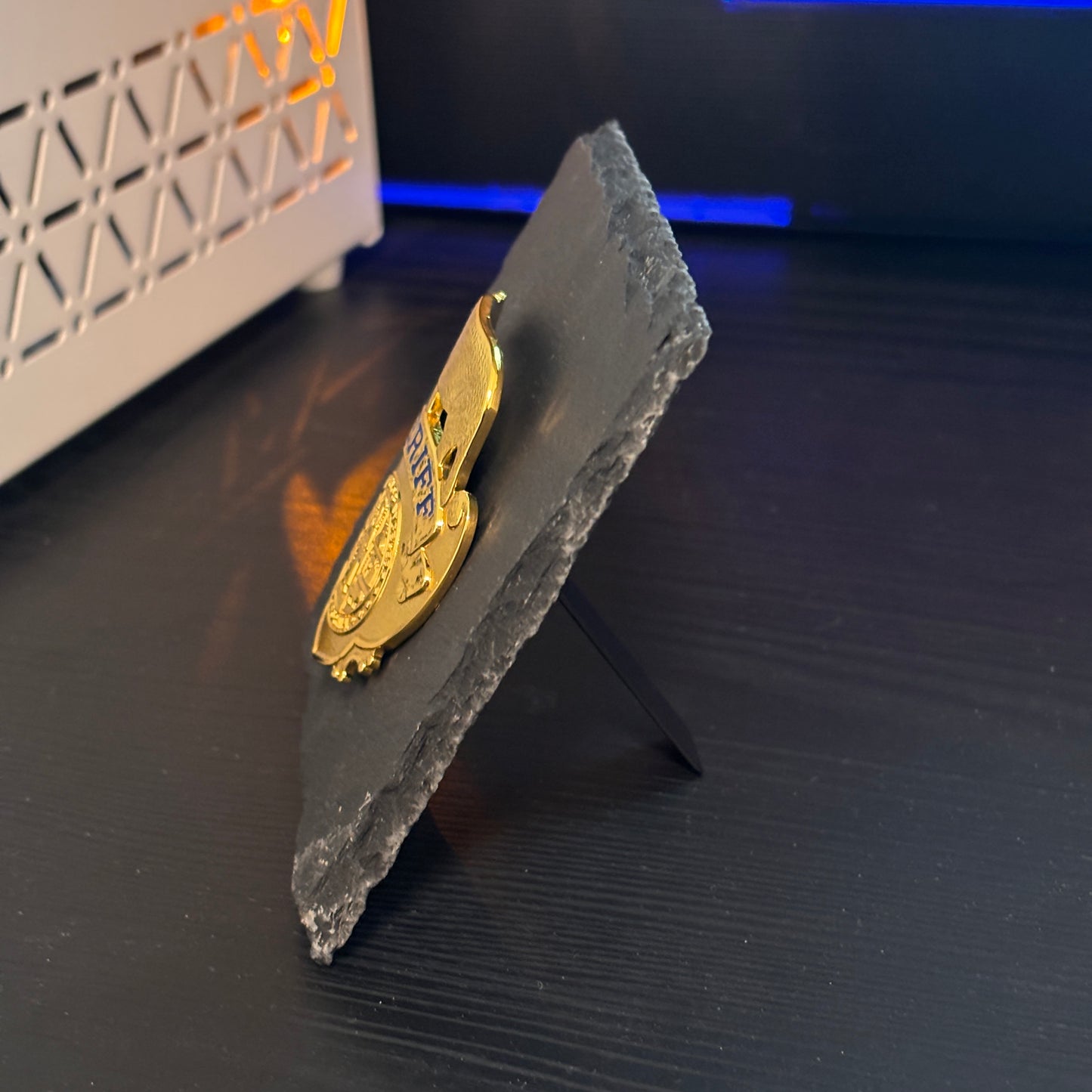 Sheriff badge Plaques Law Enforcement Award & Recognition Collectible gifts retirement memorial