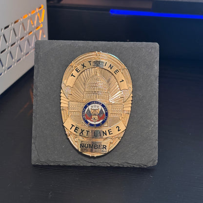 police badge Desk Decor,Law Enforcement Award & Recognition Collectible gifts retirement memorial