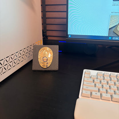police badge Desk Decor,Law Enforcement Award & Recognition Collectible gifts retirement memorial