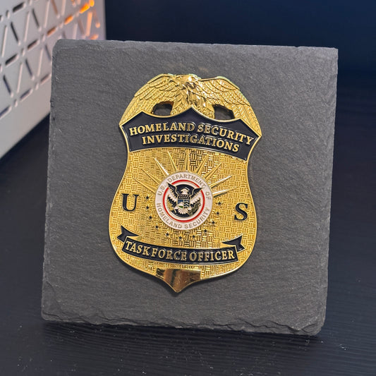 Task Force Officer Desk Decor,Law Enforcement Award & Recognition Collectible gifts retirement memorial