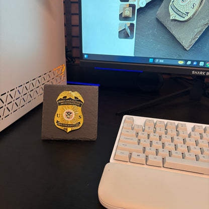 Task Force Officer Desk Decor,Law Enforcement Award & Recognition Collectible gifts retirement memorial