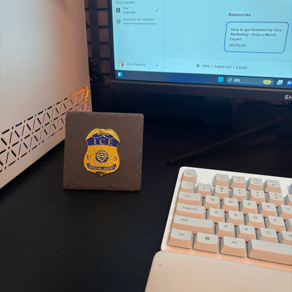 ICE SPECIAL AGENT RETIRED badge Desk Decor,Law Enforcement Award & Recognition Collectible gifts retirement memorial