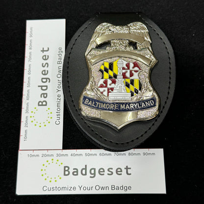 Baltimore Maryland  Badge Customizable Replica Movie Props