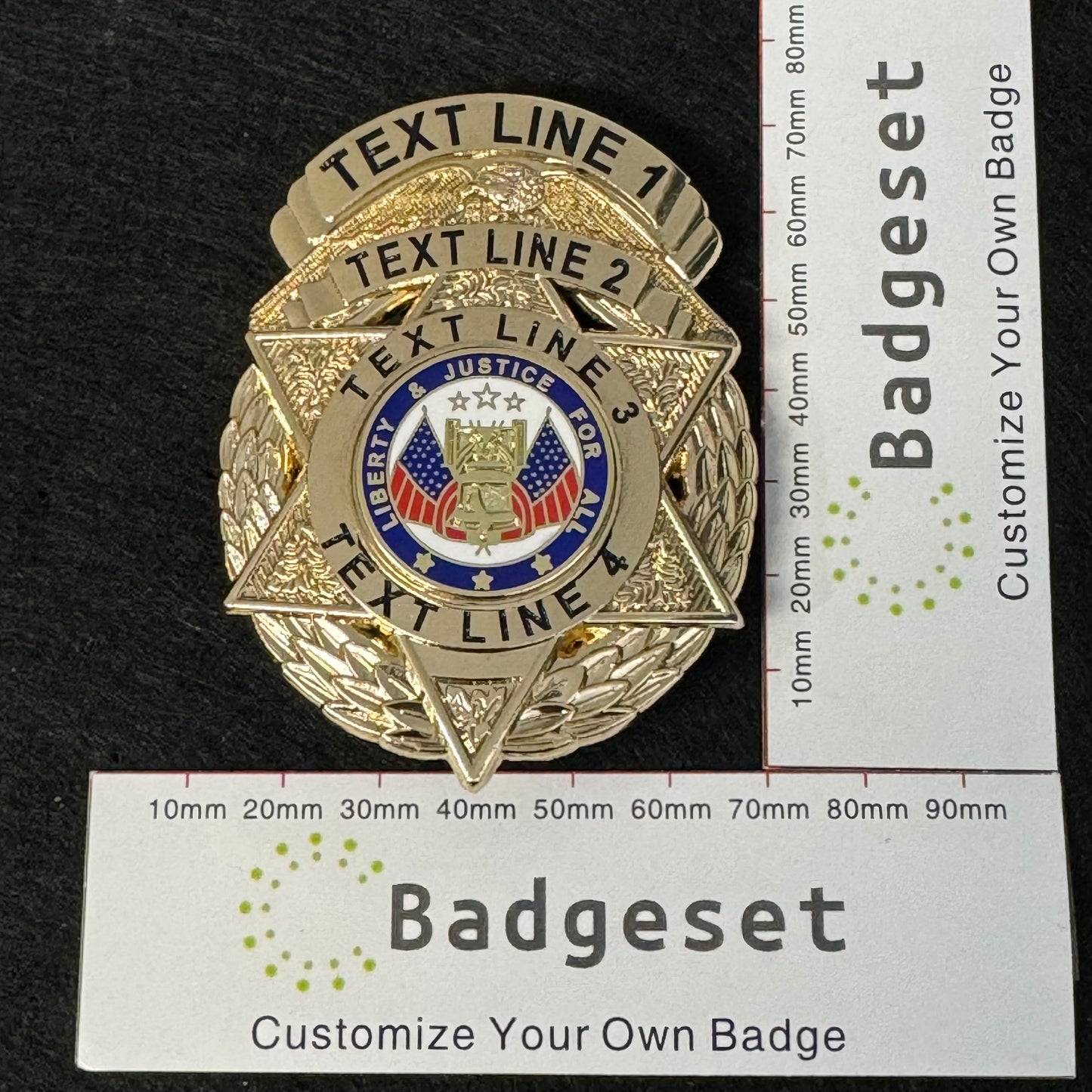 Customizable Badge BA40