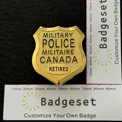 MILITARY POLICE MILITAIRE CANADA Customizable Number Movie props