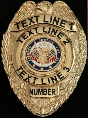 Customizable Badge BA34