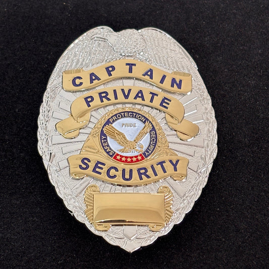 Réplique de badge de sécurité privée, accessoire de film, numéro personnalisable