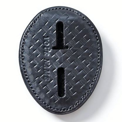 Portaplaca de policía negro-BH01