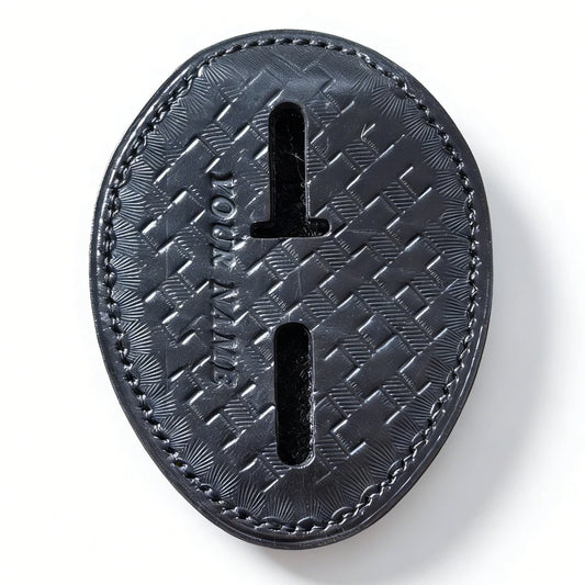 Police badge holder black-BH01