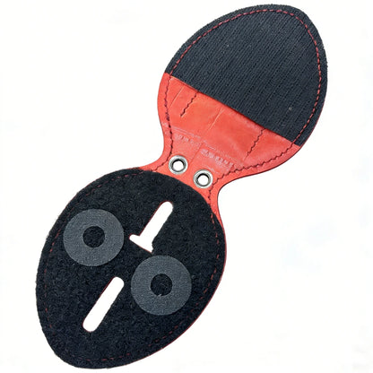 Soporte negro para placa de policía-BH11