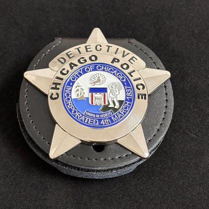 Réplique de badge du CPD de Chicago DETECTIVE, accessoire de cinéma, numéro personnalisable
