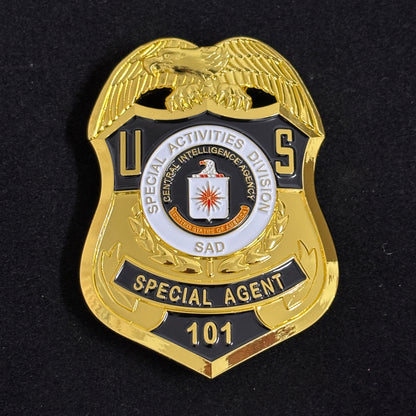Special Activities Division Special Agent ABZEICHEN Replika Filmrequisiten 101