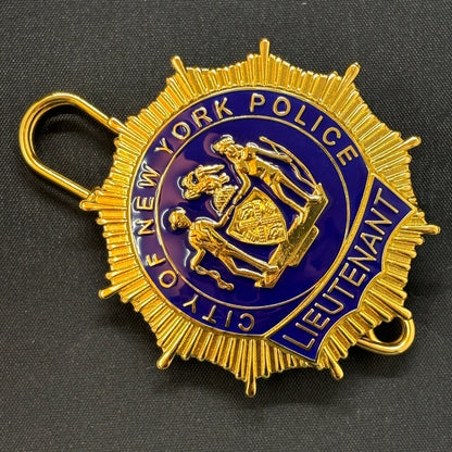NYPD New York Police LIEUTEANT Abzeichen Replik Cosplay Film Requisiten